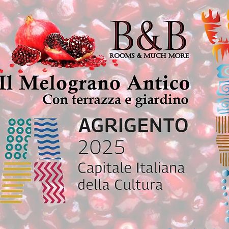 B&B Il Melograno Antico Con Terrazza E Giardino Агридженто Екстериор снимка
